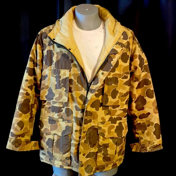Columbia Gore-Tex men's duckhunting jacket size large camouflage